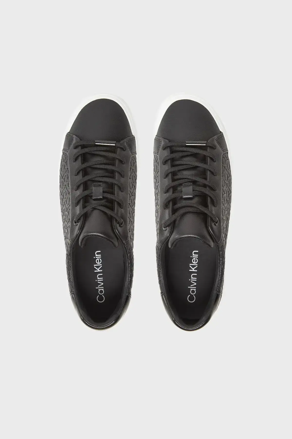 Calvin Klein VULC LACE UP MONO PU Siyah Kadın Günlük Spor Ayakkabı