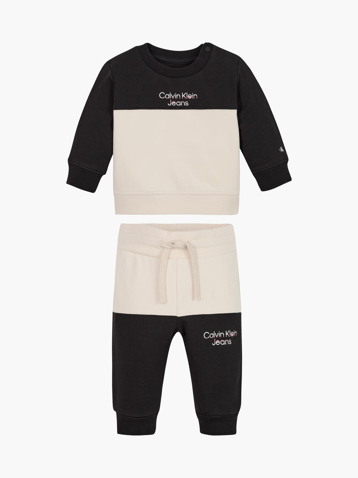 Calvin Klein HERO LOGO COLOUR BLO Bebek Siyah Eşofman Takımı