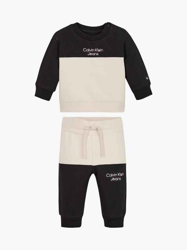 Calvin Klein HERO LOGO COLOUR BLO Bebek Siyah Eşofman Takımı Calvin Klein HERO LOGO COLOUR BLO Bebek Siyah Eşofman Takımı