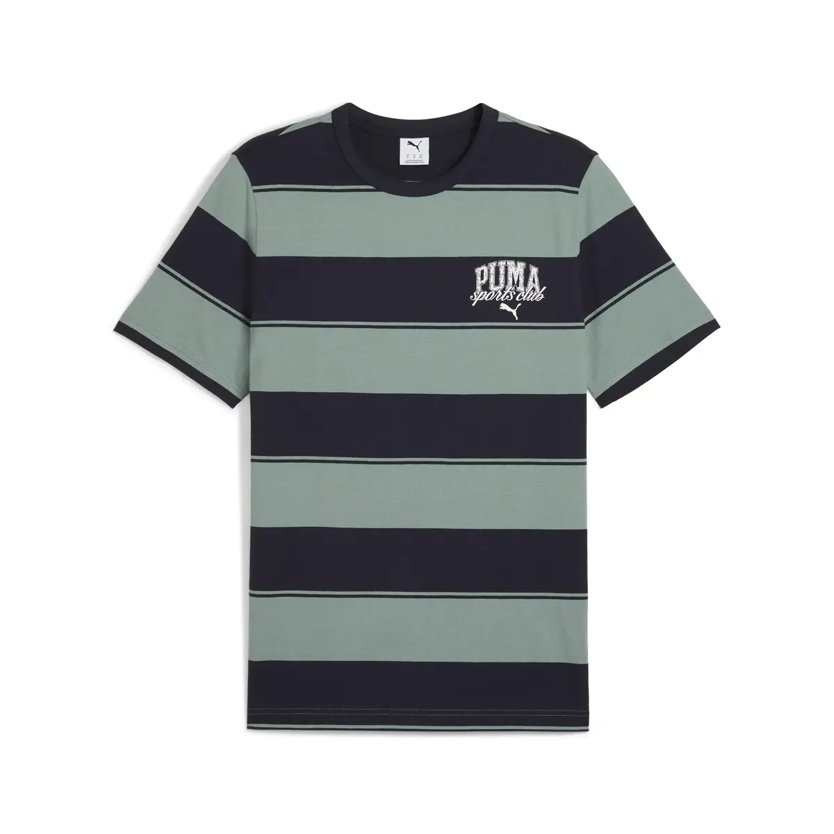 PUMA CLASS Striped Tee Yeşil Erkek T-Shirt