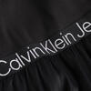 Calvin Klein RACERBACK LOGO ELAST Kadın Siyah Elbise
