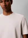 Calvin Klein SS SUPIMA CHEST EMB, PDJ Bej Erkek T-Shirt