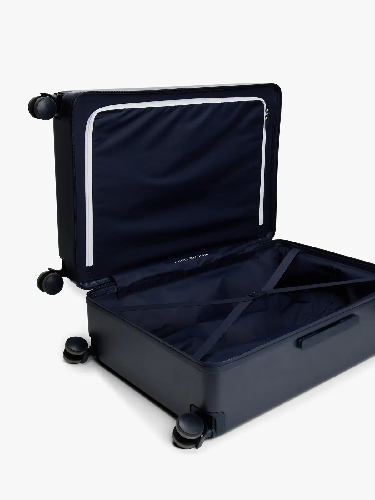 Tommy Hilfiger TH LARGE SUITCASE, DW6 Siyah Erkek Çanta