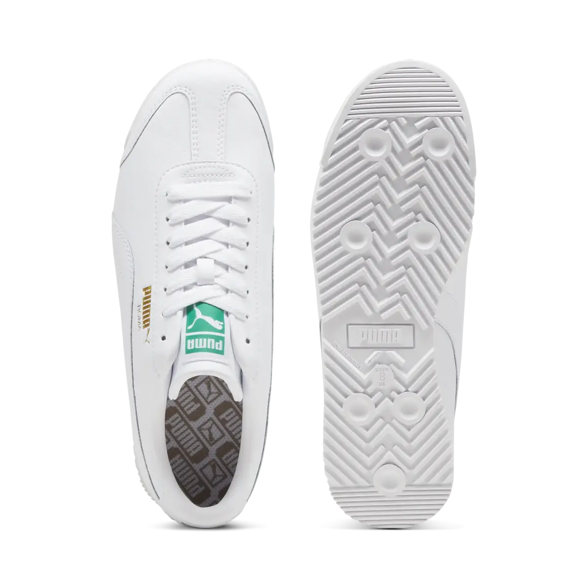 Puma Roma 24 Standard Beyaz Erkek Günlük Spor Ayakkabı