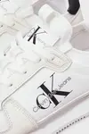 Calvin Klein RUNNER SOCK LACEUP M Beyaz Kadın Günlük Spor Ayakkabı