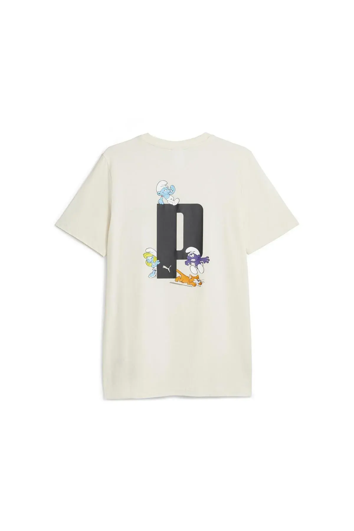 Puma X THE SMURFS Graphic Tee Beyaz Erkek T-Shirt