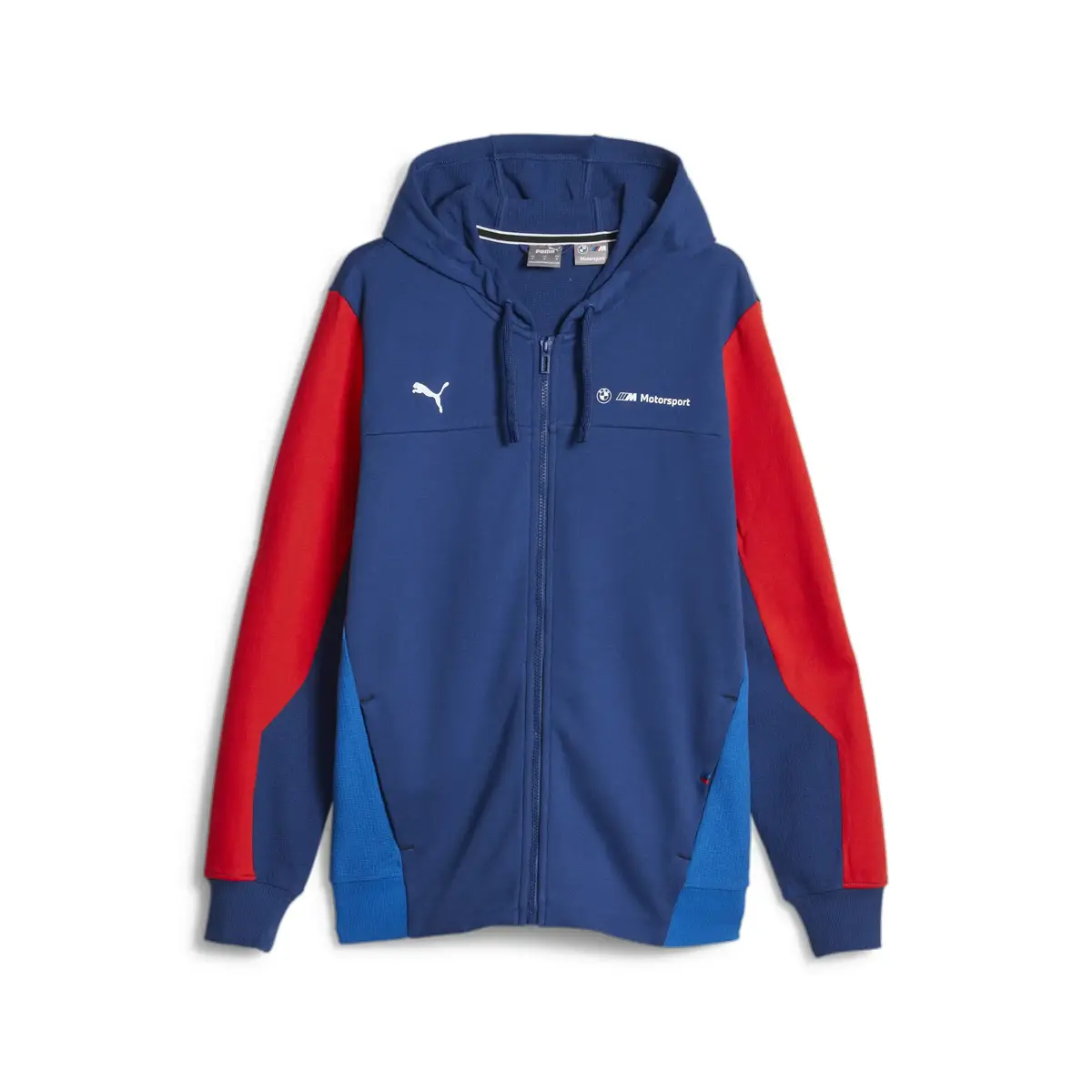 Puma BMW MMS Hdd Sweat Jacket Mavi Erkek Fermuarlı Hoodie