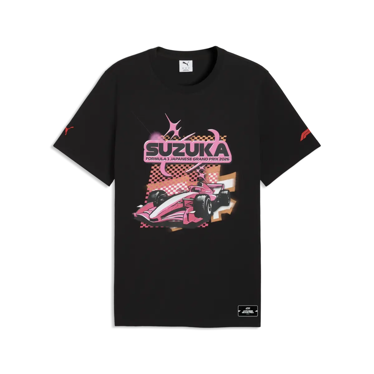 PUMA F1 Japan Tee PUMA Black Siyah Kadın T-Shirt