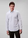 Calvin Klein LS THIN STRIPE SUPIMA STRETCH SL Mavi Erkek Tişört