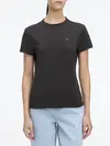 Calvin Klein CK EMB GRAPHIC SLIM, BEH Siyah Kadın T-Shirt & Polo