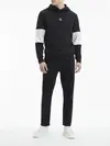 Calvin Klein STRIPE CK COLORBLOCK Erkek Siyah Hoodie