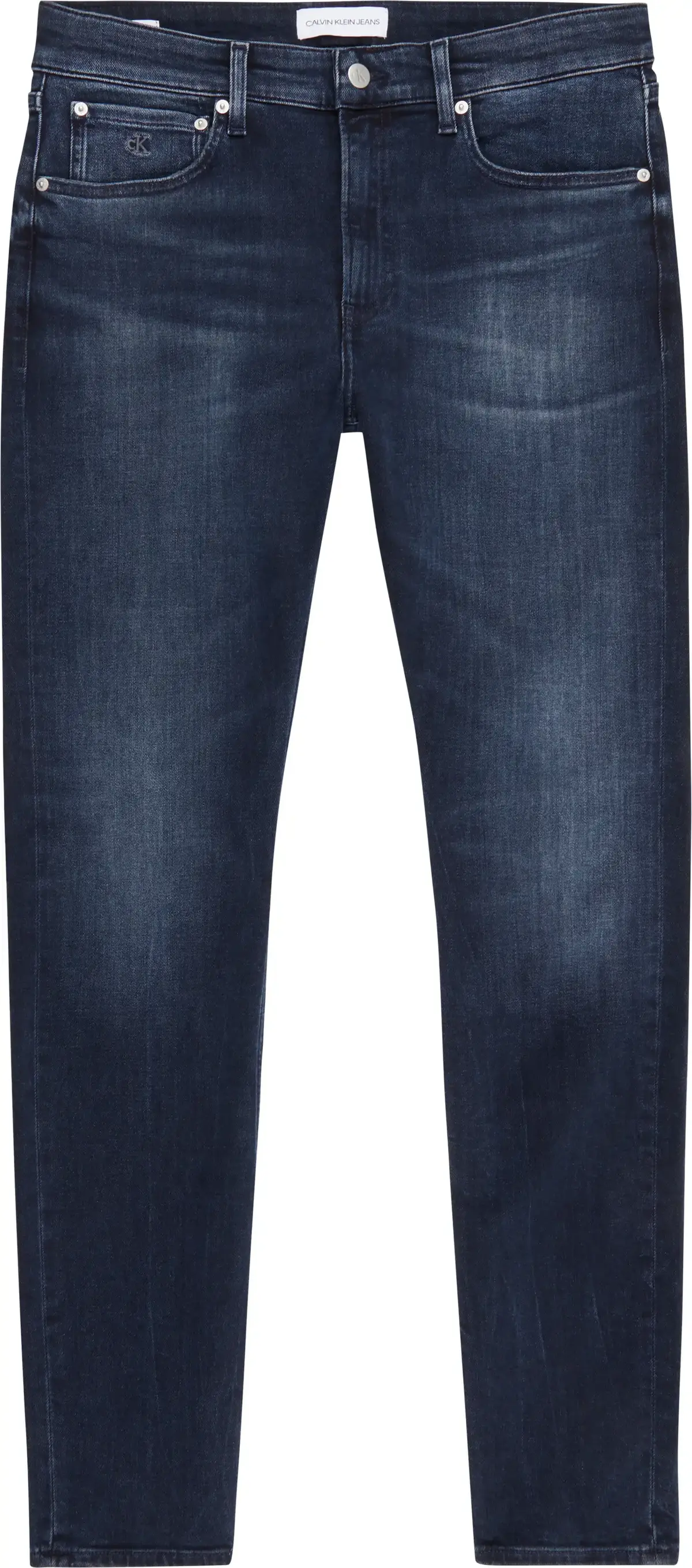 Calvin Klein SLIM TAPER Erkek mavi Kot Pantolon