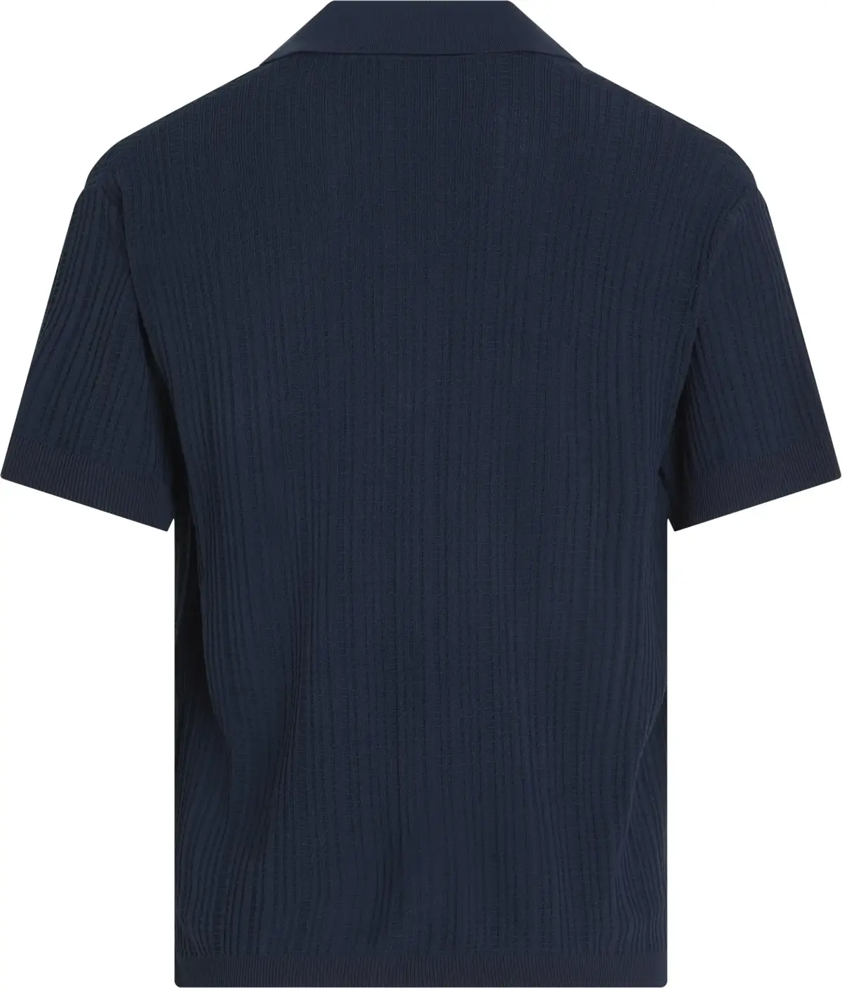 Calvin Klein OPEN KNIT POLO, CEF Lacivert Erkek T-Shirt & Polo