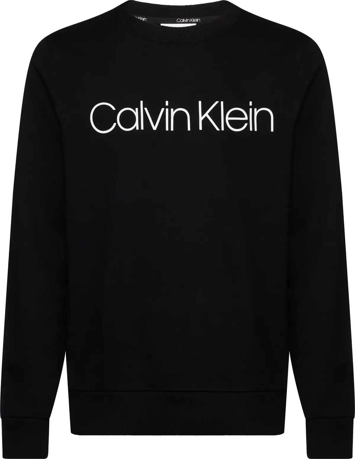 Calvin Klein COTTON LOGO SWEATSHI Erkek Siyah Sweatshirt