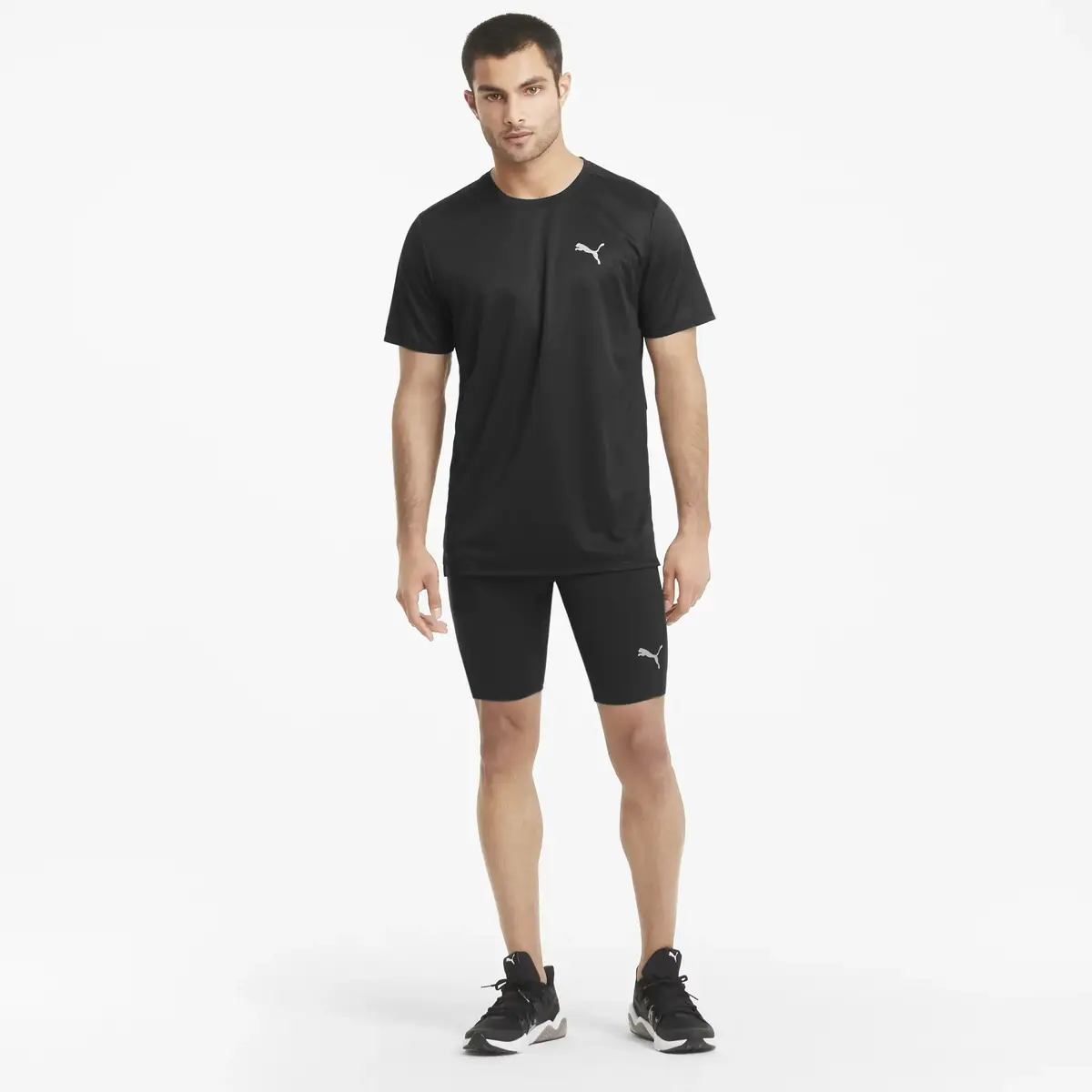 Puma RUN FAV SHORT TIGHT Siyah Erkek Şort