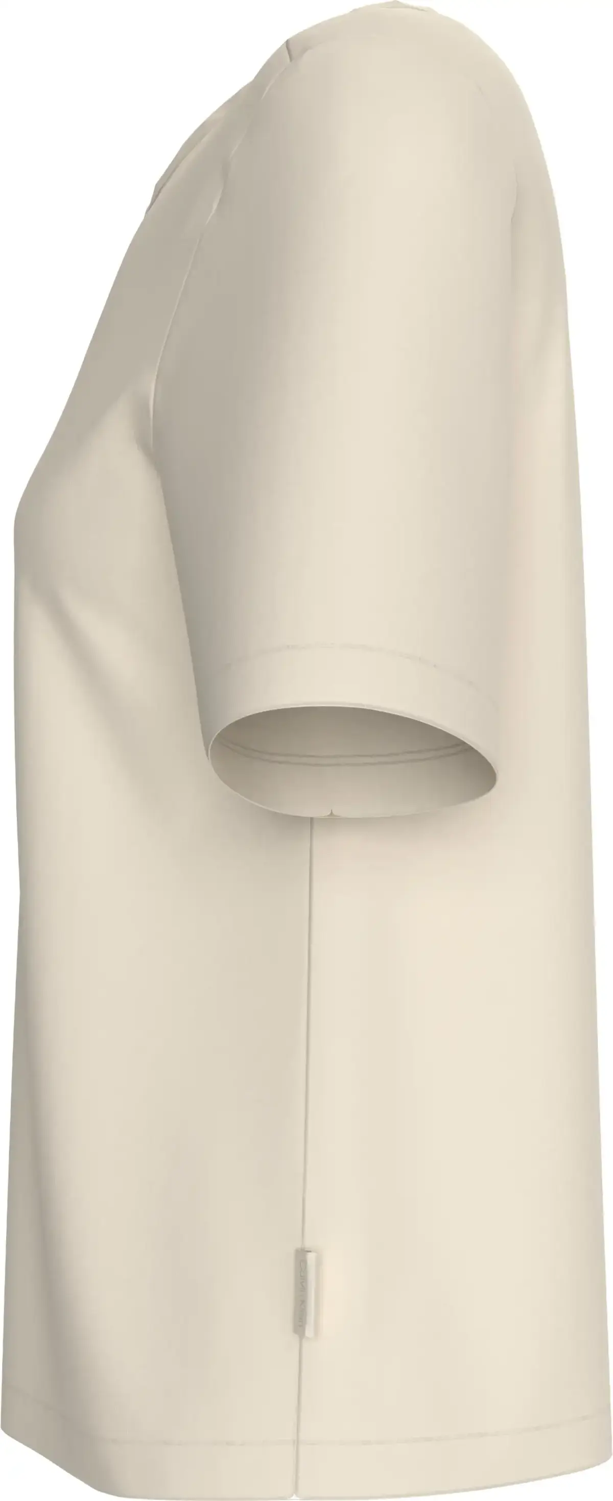 Calvin Klein MODAL SS RELAXED TEE, 101 Krem Kadın T-Shirt & Polo