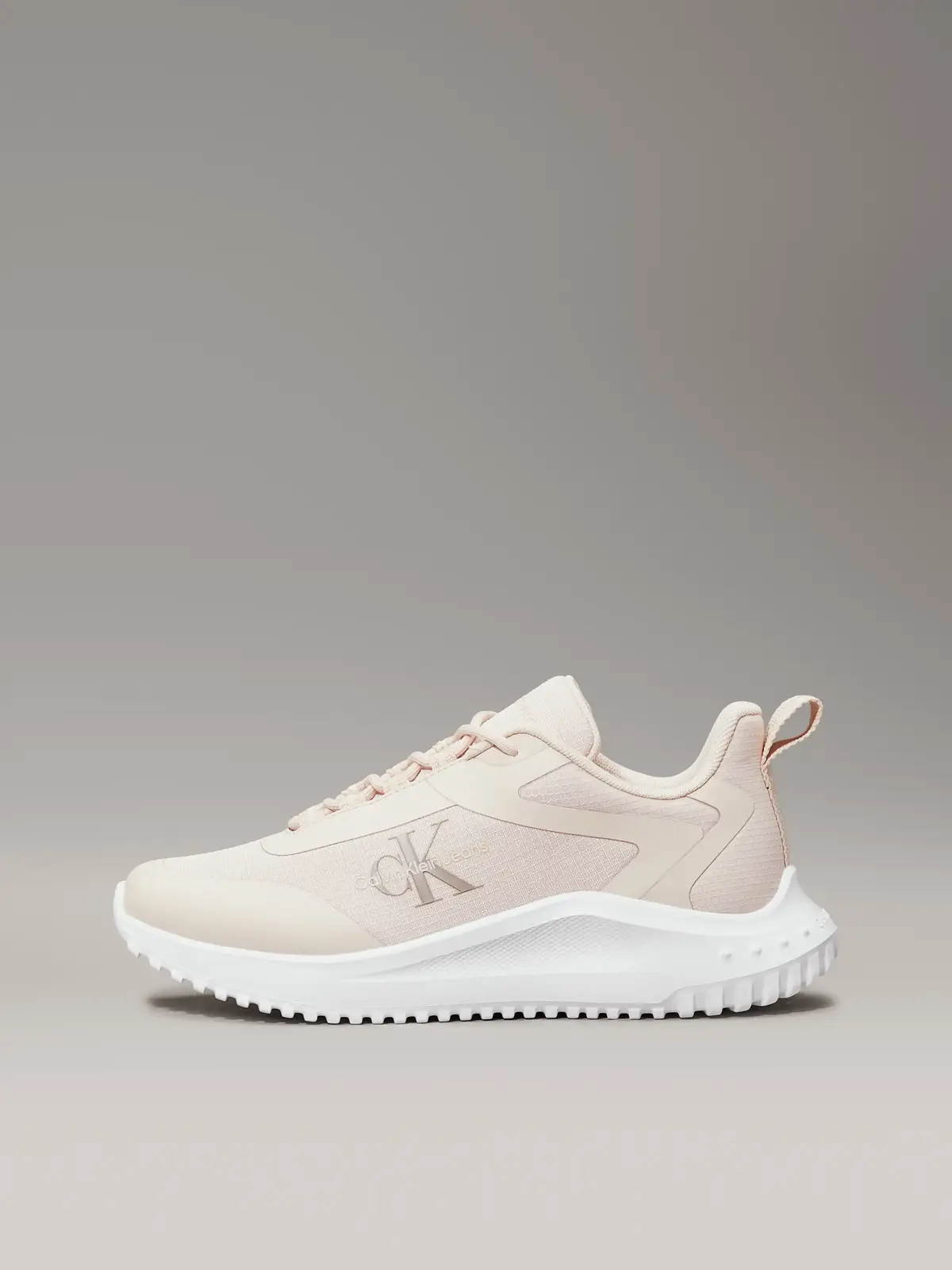 Calvin Klein EVA RUNNER LOW LACE, 0JY Krem Kadın Spor Ayakkabı & Sneaker