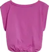 Calvin Klein MONOGRAM OFF PLACED Kadın Pembe T-Shirt