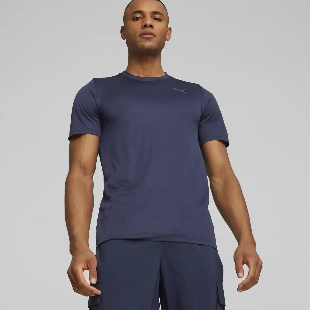 Puma TRAIN FAV BLASTER TEE Lacivert Erkek T-Shirt