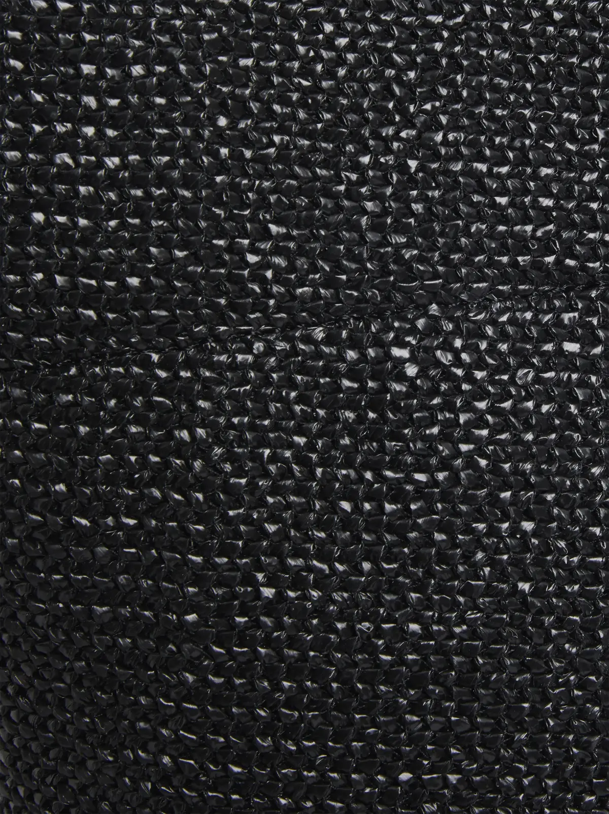 Calvin Klein CK RAFFIA MEDIUM SHO, BEH Siyah Kadın Çanta