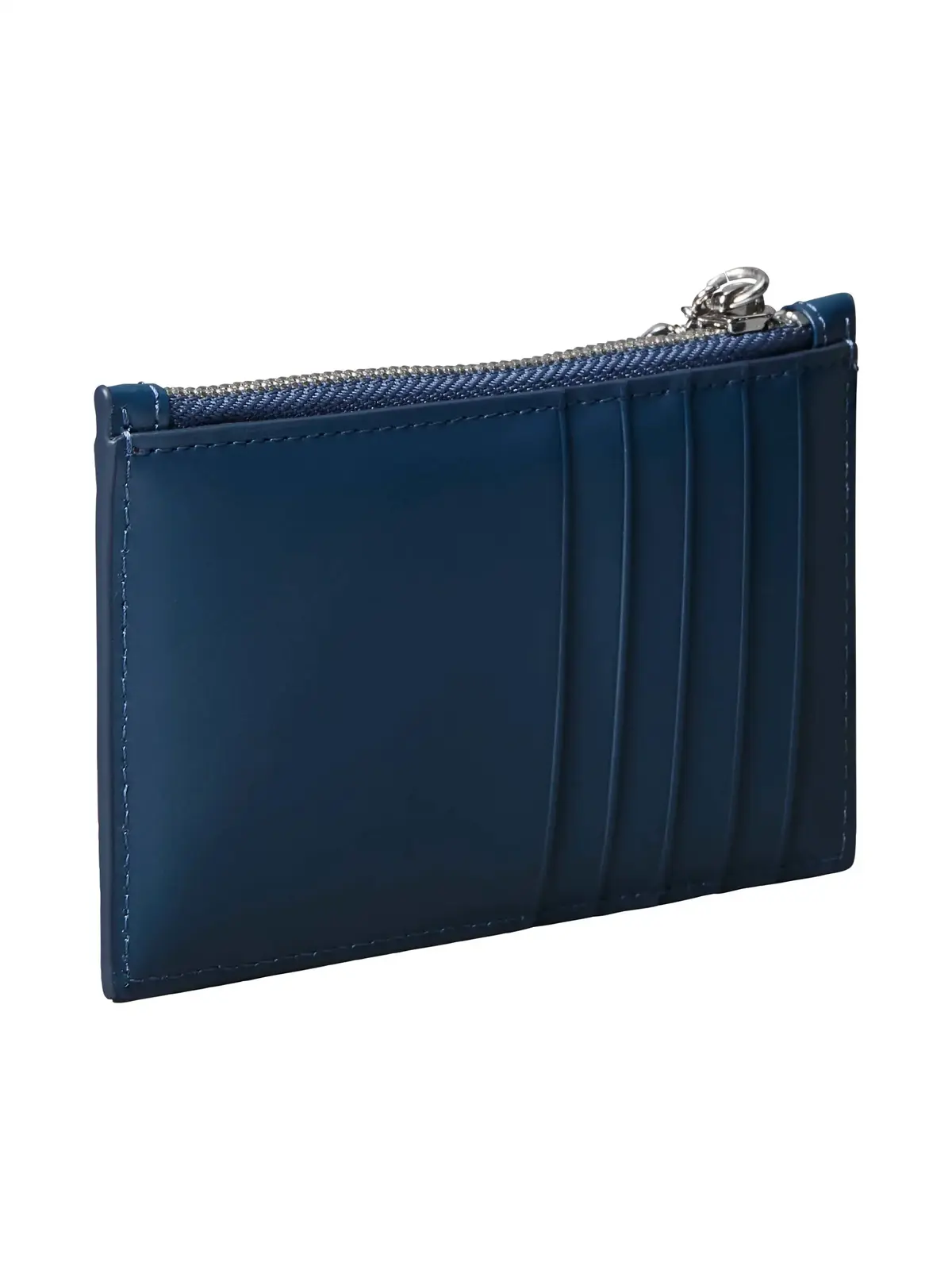 Calvin Klein CK ZIP CARDCASE 6CC Lacivert Deri Kartlık