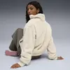 Puma Soft Fleece jacket Krem Kadın Mont