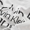 Calvin Klein BLOWN UP LOGO SWEATS Erkek Beyaz Sweatshirt