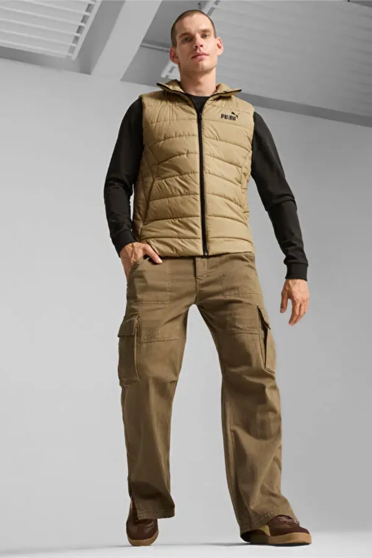 Puma ESS Padded Vest Kahverengi Erkek Yelek