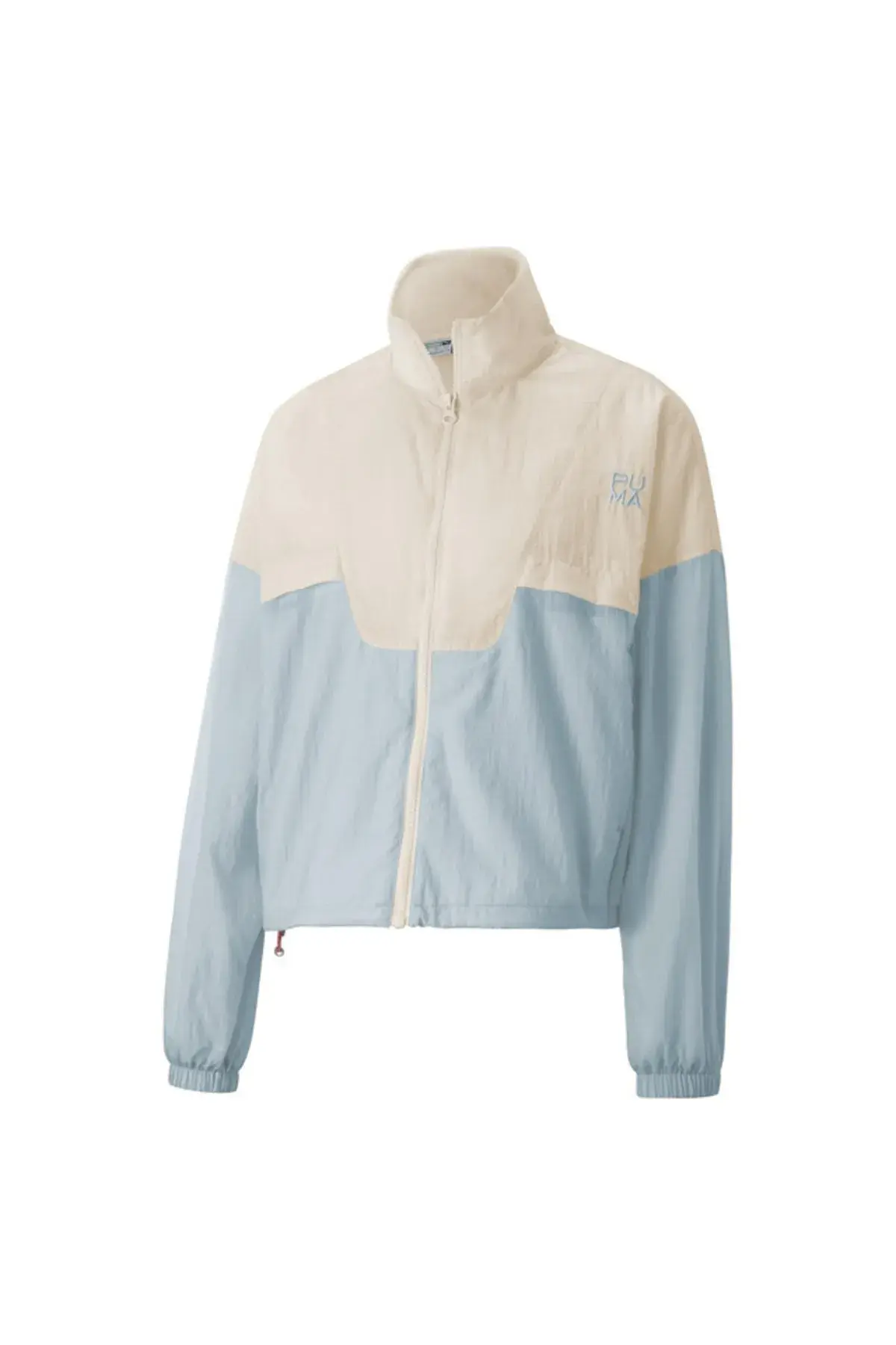 Puma Infuse Woven Track Jacket Platin Gri Kadın Fermuarlı Sweatshirt