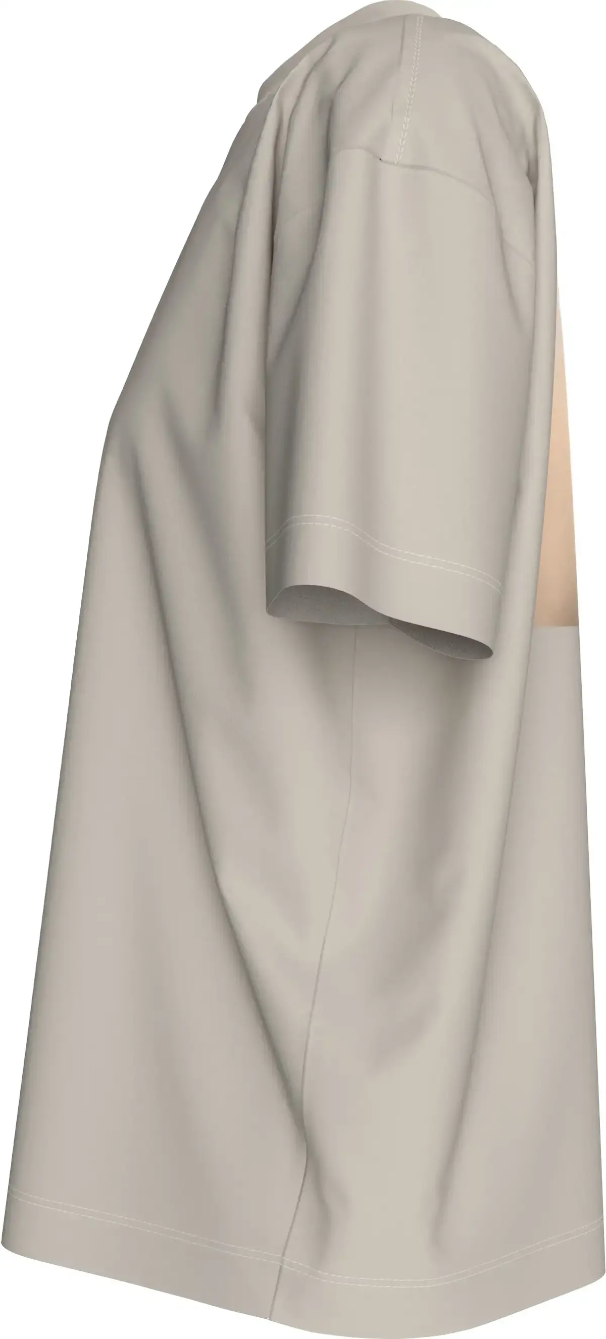 Calvin Klein BACK GRAPHIC BOYFRIE Erkek Bej T-Shirt