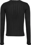 Tommy Hilfiger TJW SLIM POINTELLE R Kadın Siyah Sweatshirt