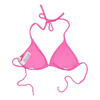 Calvin Klein TRIANGLE-RP, TOZ Pembe Kadın Bikini Üstü