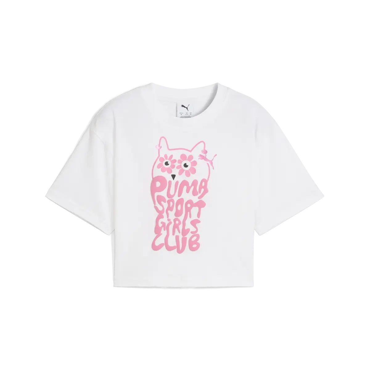 Puma Graphics Short Length Tee II Beyaz Kadın T-Shirt & Polo