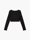 Calvin Klein CROPPED TOP Kadın Siyah T-Shirt