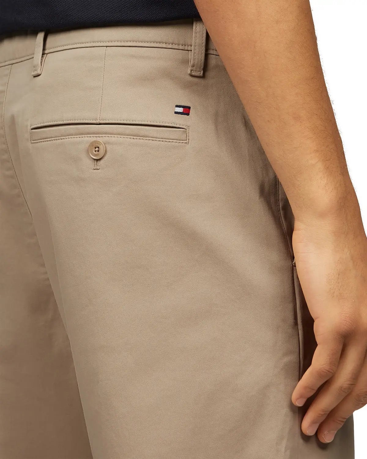 Tommy Hilfiger HARLEM CHINO SATIN, AEG Bej Erkek Pantolon