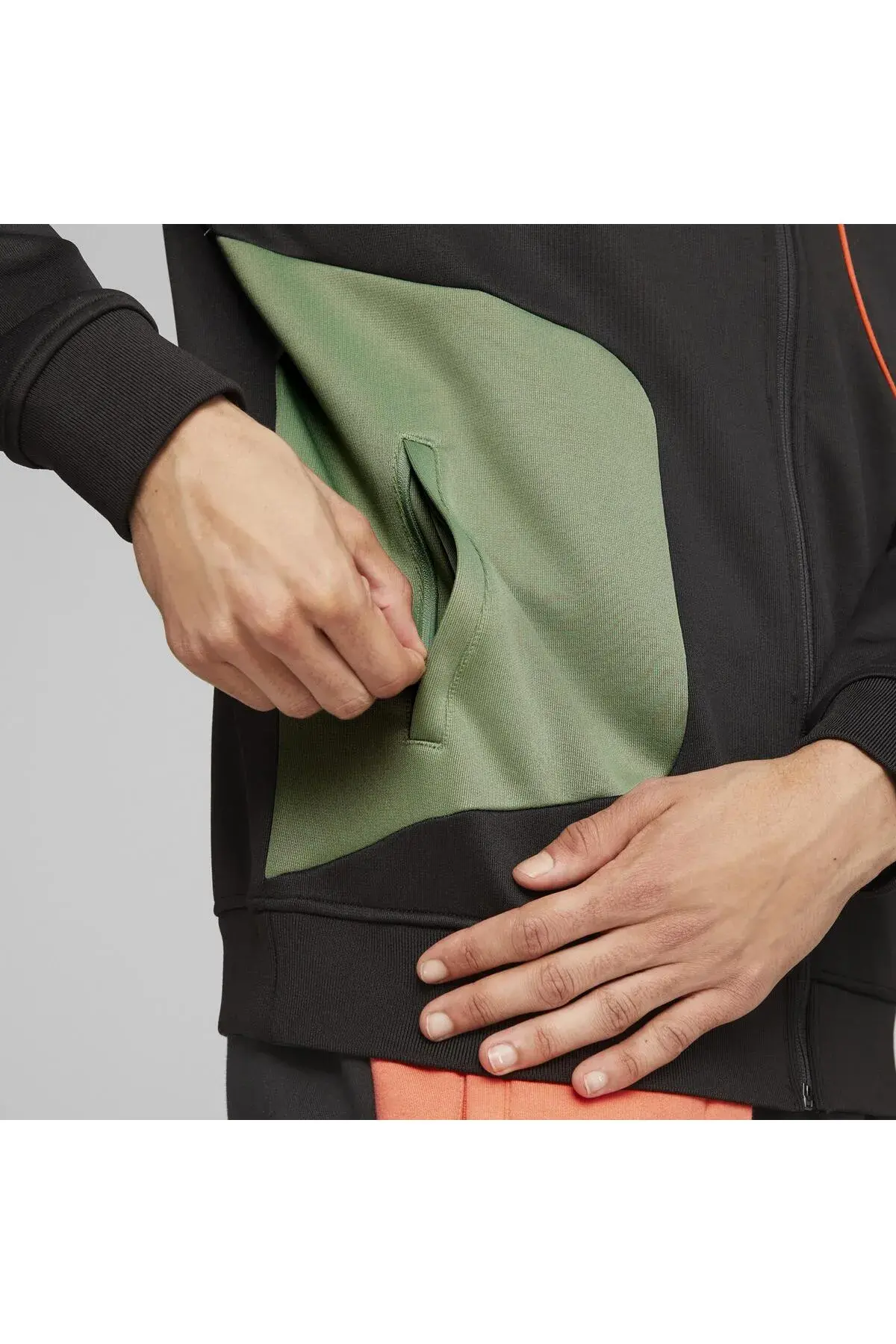 Puma AMG Track Jacket Siyah Erkek Fermuarlı Sweatshirt