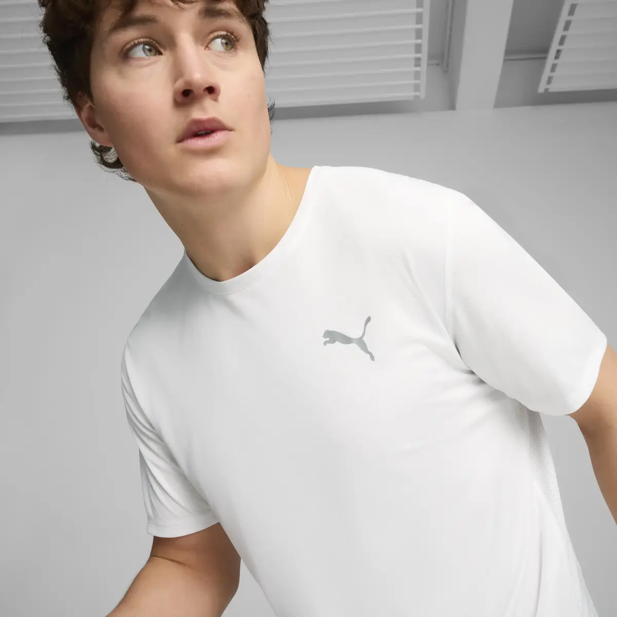 Puma RUN FAVORITE VELOCITY TEE Beyaz Erkek T-Shirt