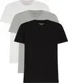 Tommy Hilfiger STRETCH CN TEE SS 3P Erkek Siyah T-Shirt