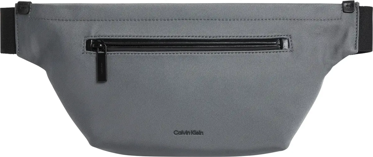 Calvin Klein CK EASE WAISTBAG, CKP Gri Erkek Çanta & Cüzdan
