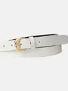 Calvin Klein Casual Pin Buckle 25MM Beyaz Kadın Kemer