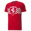 Puma Ferrari Race Ton Shield Tee Kırmızı Erkek T-Shirt