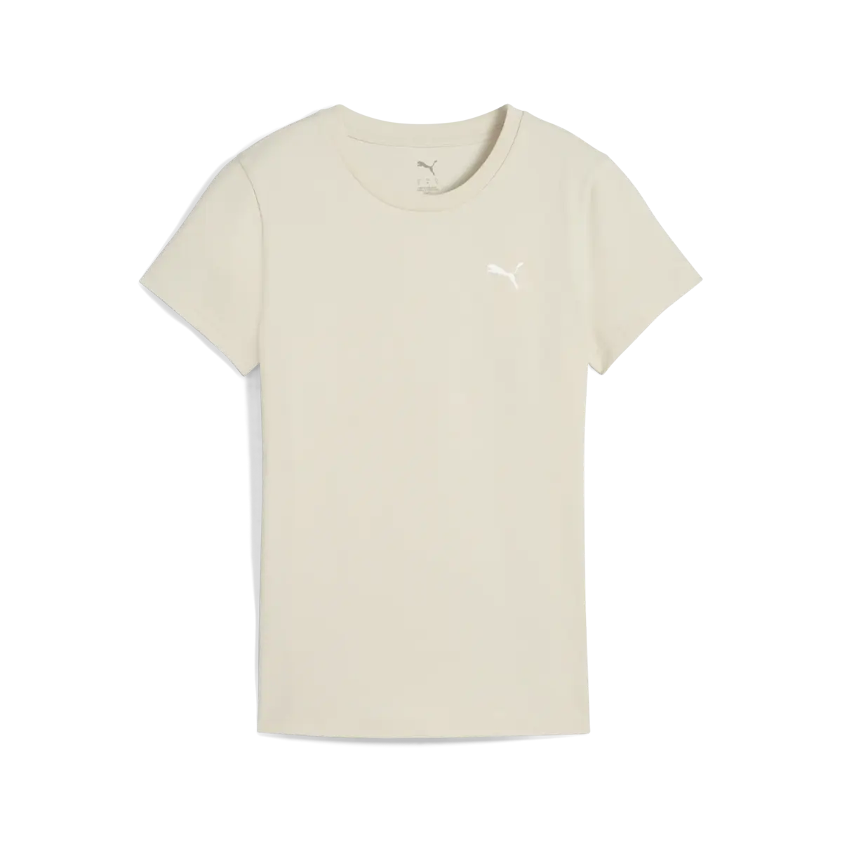 PUMA WARDROBE ESS Slim Tee Bej Kadın T-Shirt