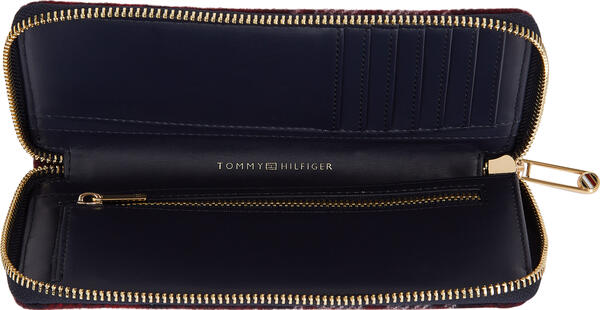 Tommy Hilfiger ICONIC TOMMY LARGE Z Kadın Bordo Cüzdan
