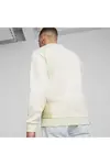 Puma OPEN ROAD Crew DK Kırık Beyaz Erkek Sweatshirt