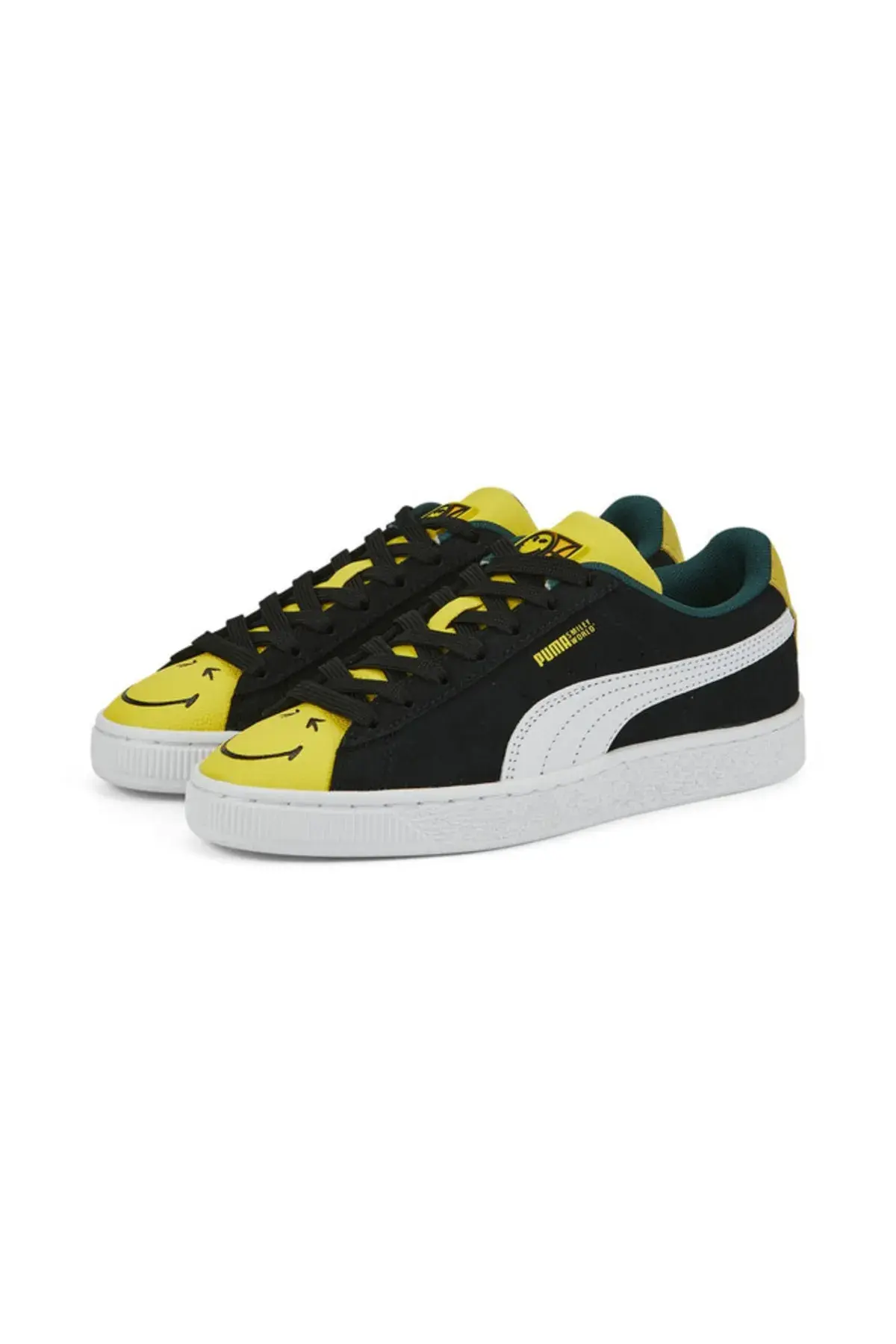 Puma Suede Smıleyworld Jr Siyah Kadın Çocuk Günlük Spor Ayakkabı