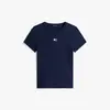Tommy Hilfiger TJW SLIM BADGE RIB T, C1G Lacivert Kadın T-Shirt & Polo