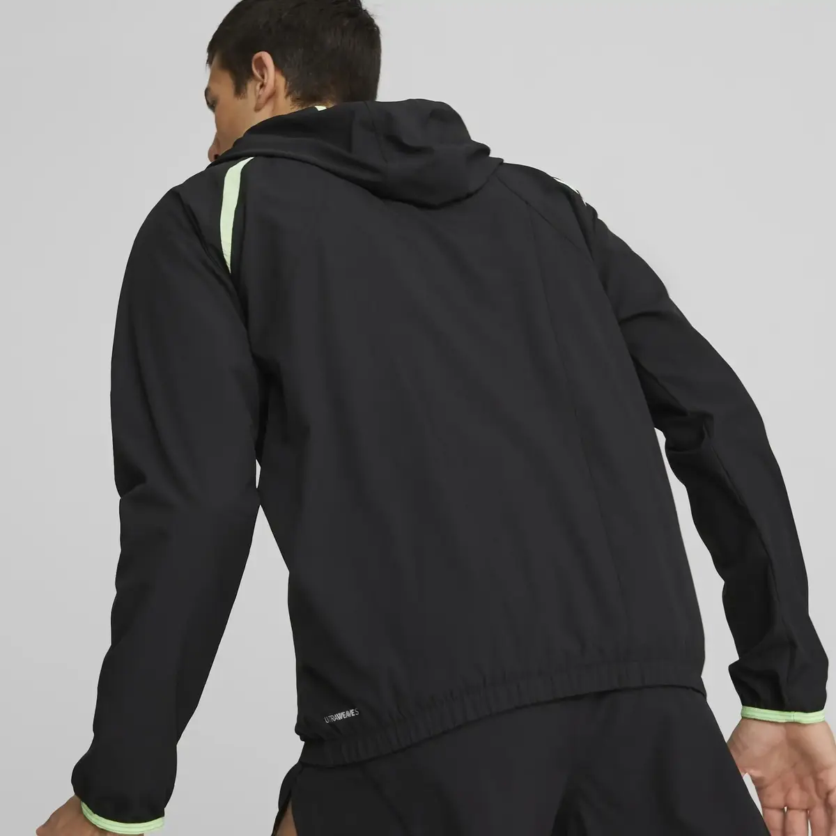 Puma ULTRAWEAVE HOODED JACKET Siyah Erkek Fermuarlı Sweatshirt