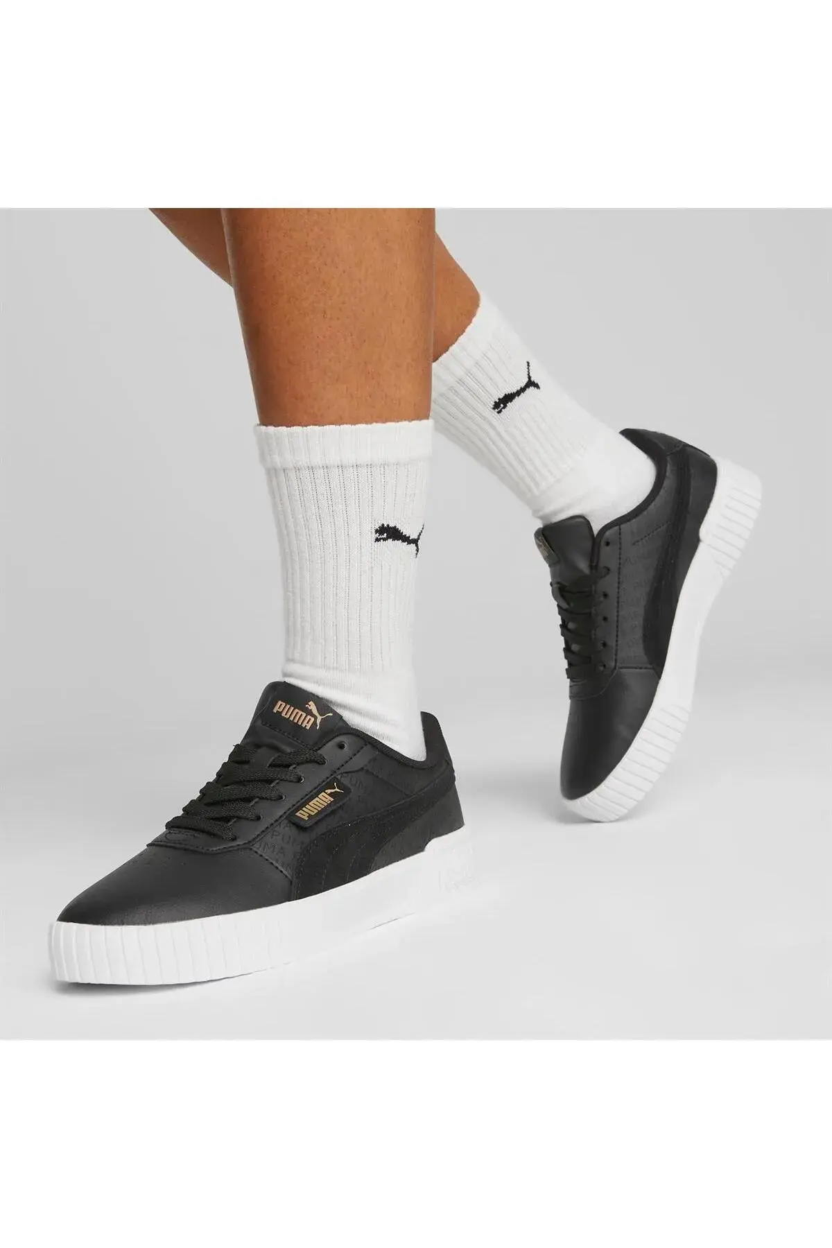 Puma Carina 2.0 Logobsession Siyah Kadın Günlük Spor Ayakkabı