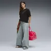 Puma ESS ELEVATED Velour Tee Siyah Kadın T-Shirt & Polo