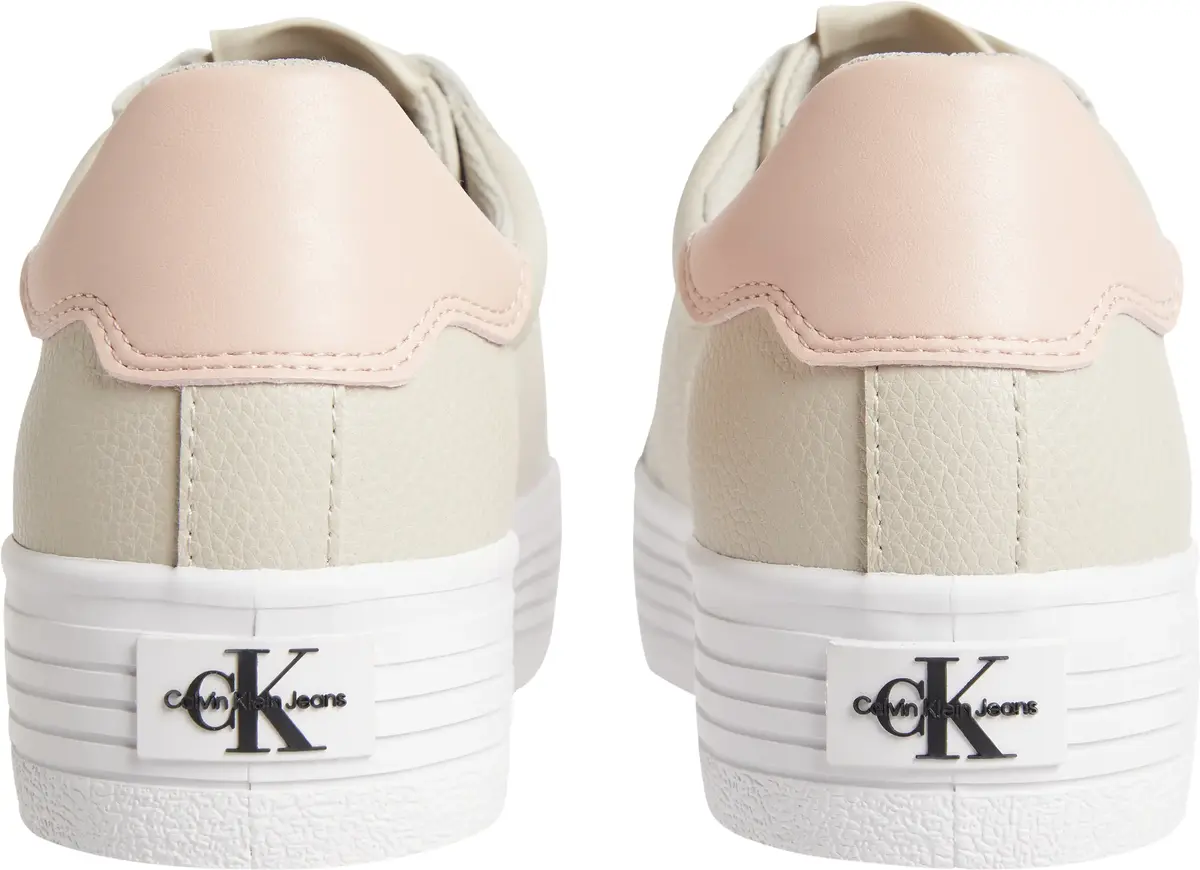 Calvin Klein VULC FLATFORM LACEUP Kadın Bej Günlük Spor Ayakkabı